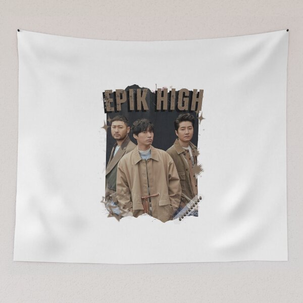 Item preview, Epik High Y2K Kpop Korean Korea Preppy Vintage Collage Design designed and sold by HELL0WBELLO.