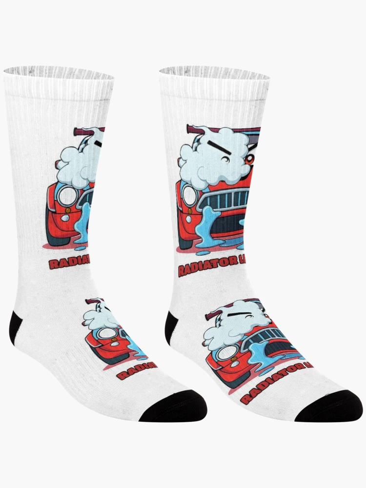 Thumbnail 3 of 5, Socks, Radiator Leaking - Sim Racing Humor designed and sold by GarageGraphics.