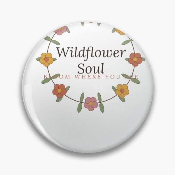 Item preview, Wildflower Soul Floral Wreath Design designed and sold by ⭐ AURA STUDIO.