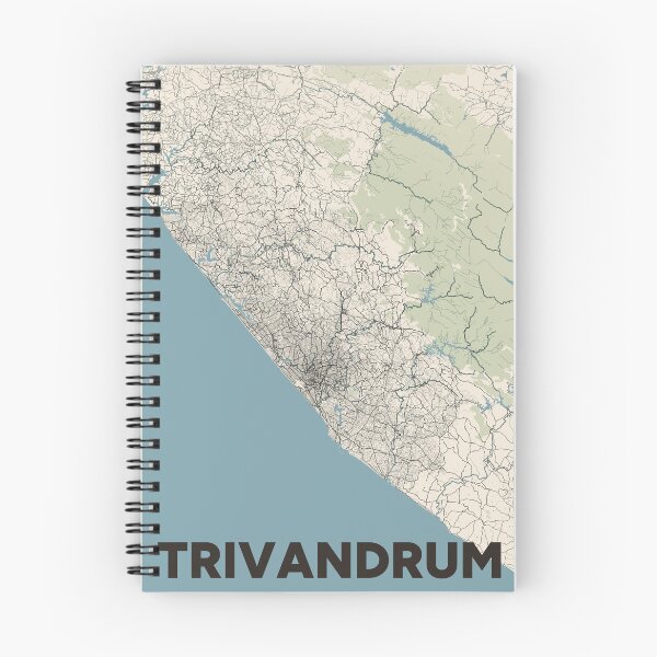 Item preview, Trivandrum Map designed and sold by MapsNerd.