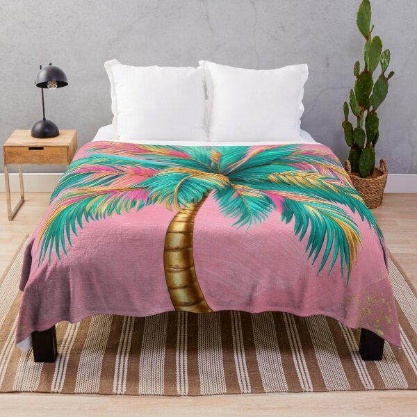 Item preview, Summer Fantasy Pink And Golden Palm Tree Design designed and sold by DEC02.