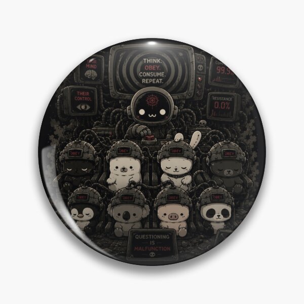 Item preview, AI Brainwashing Center For Kawaii Animals designed and sold by Quantum-AI.