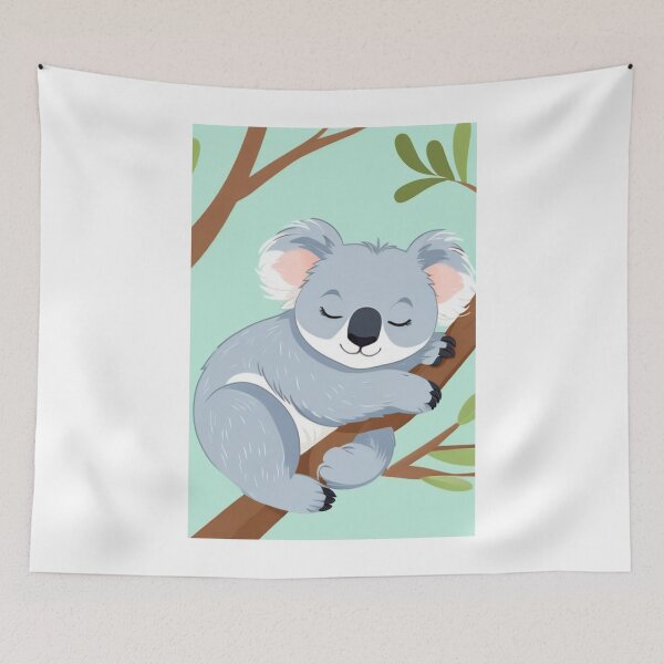 Item preview, Art - Peaceful Koala, Illustration for Early Childhood designed and sold by AnimeShin.
