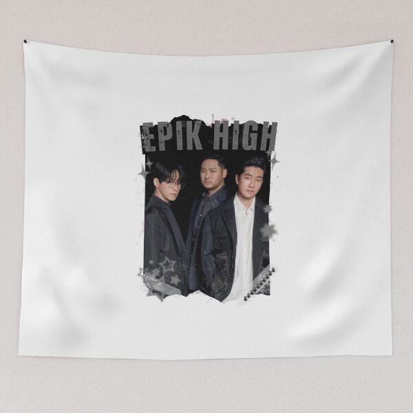 Item preview, Epik High Y2K Kpop Korean Korea Preppy Vintage Collage Design designed and sold by HELL0WBELLO.