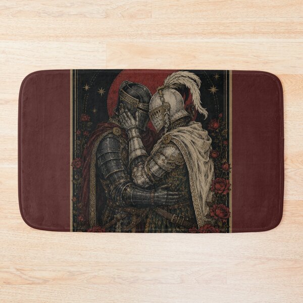Item preview, Dark Fantasy Knight Lovers Bedroom Wall Decor designed and sold by bosamji.