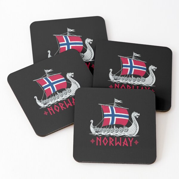Item preview, Norway Viking Longship Warrior Ship Norse Mythology Art designed and sold by FormalDehyena.