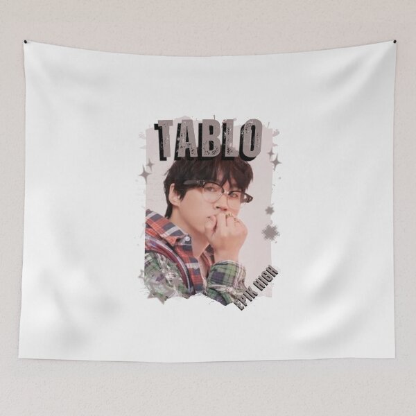 Item preview, Epik High Tablo Y2K Kpop Korean Korea Preppy Vintage Collage Design designed and sold by HELL0WBELLO.