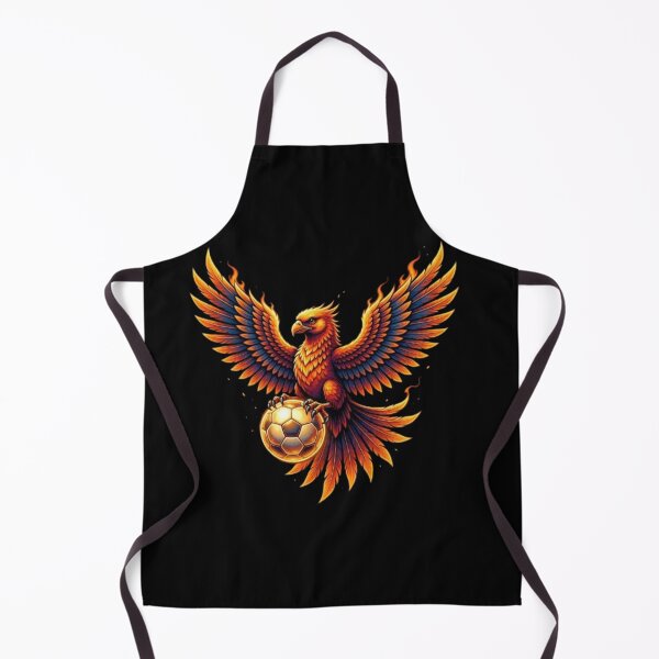 Item preview, Fiery Phoenix Soccer Ball Emblem designed and sold by Interactive-Art.