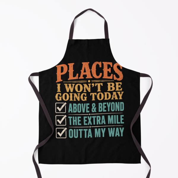 Item preview, Places I Won't Be Going Today Motivational Checklist designed and sold by FormalDehyena.