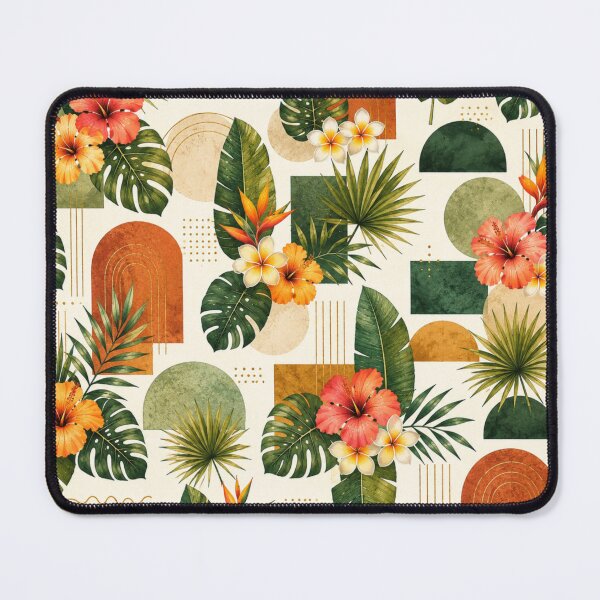 Item preview, Summer Tropical Flowers And Palm Leaves Modern Designs designed and sold by DEC02.