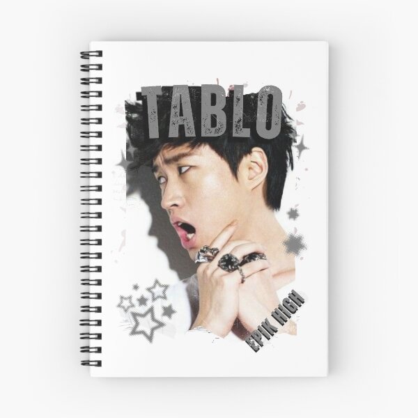 Item preview, Epik High Tablo Y2K Kpop Korean Korea Preppy Vintage Collage Design designed and sold by HELL0WBELLO.