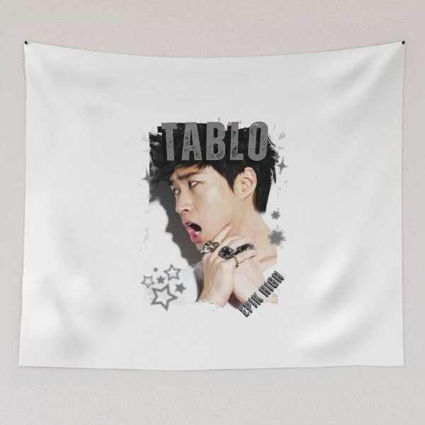Item preview, Epik High Tablo Y2K Kpop Korean Korea Preppy Vintage Collage Design designed and sold by HELL0WBELLO.