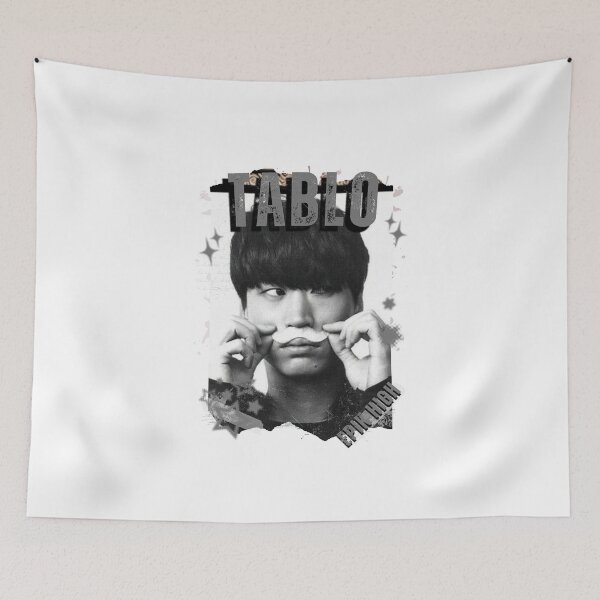 Item preview, Epik High Tablo Y2K Kpop Korean Korea Preppy Vintage Collage Design designed and sold by HELL0WBELLO.