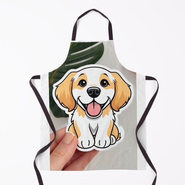 Item preview, Art - Puppy Illustration, Sleek and Colorful Cartoon Style designed and sold by AnimeShin.