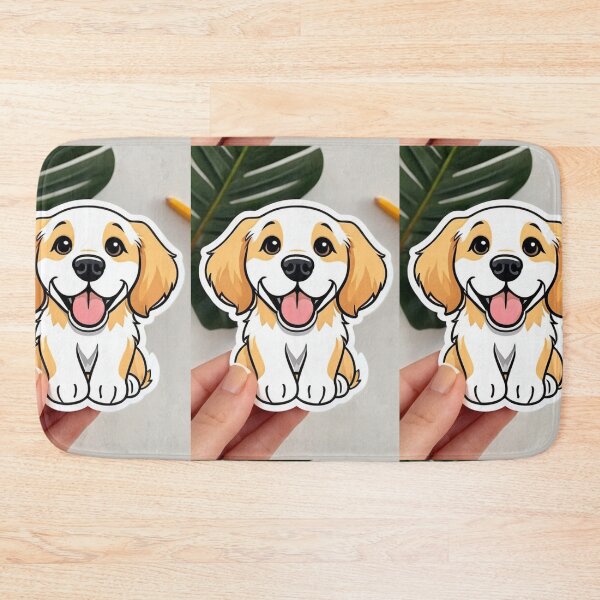 Item preview, Art - Puppy Illustration, Sleek and Colorful Cartoon Style designed and sold by AnimeShin.
