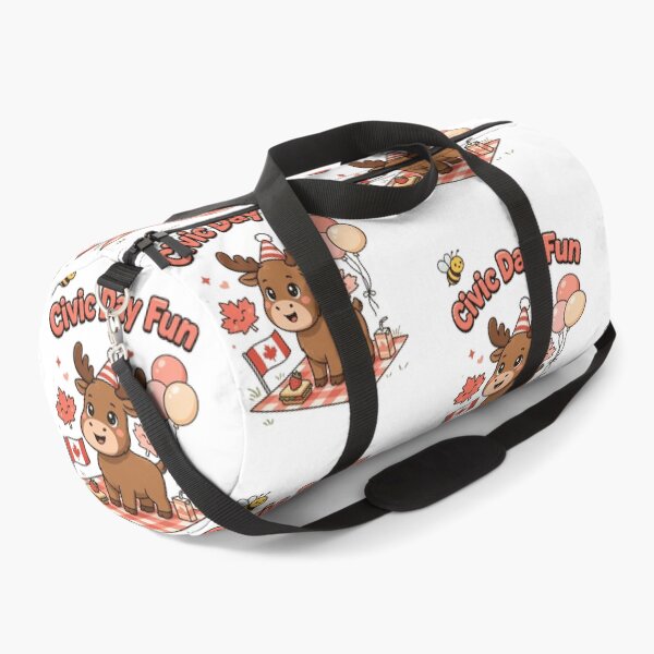 Item preview, Cute Kawaii Civic Day Canada | Maple Leaf Moose Picnic Pastel Summer Celebration designed and sold by InspiredCreatives.