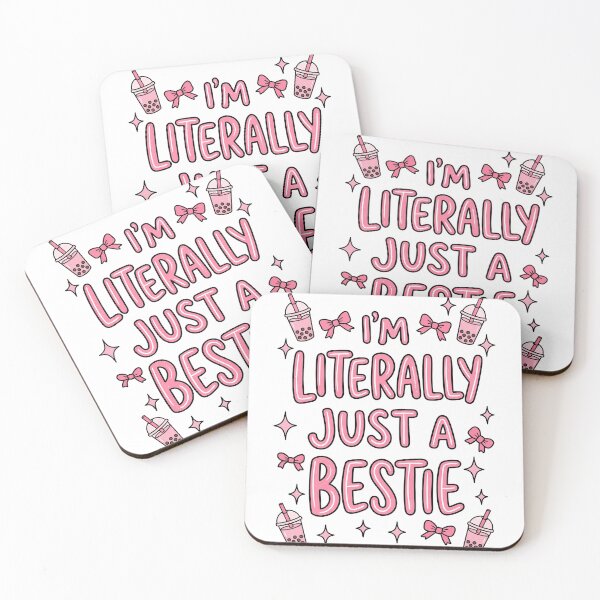 Item preview, Im Literally Just a Bestie Pink designed and sold by eithden.