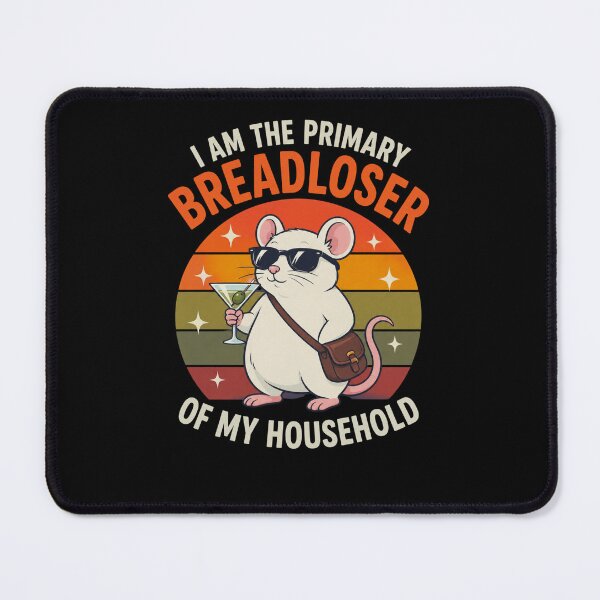 Item preview, breadloser Primary Breadloser House Mouse Funny Retro Art designed and sold by FormalDehyena.