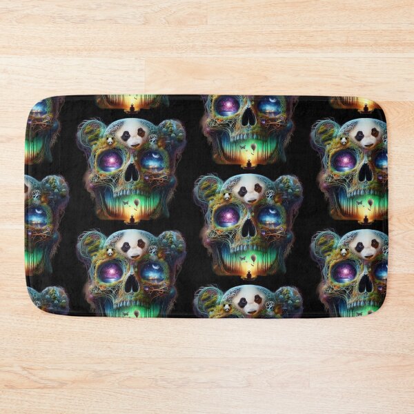 Item preview, Panda Overlord Skull – Cosmic Wilderness Subconscious designed and sold by LujziWorld.