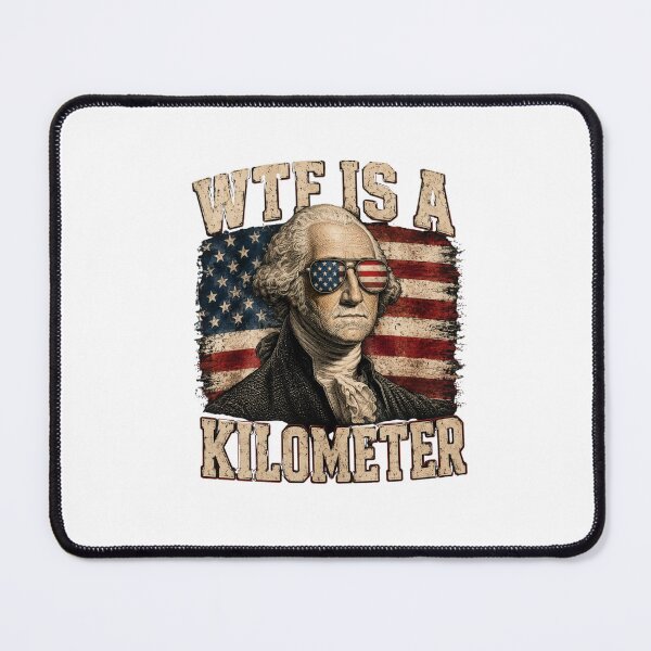 Item preview, 4th of July WTF is A Kilometer Funny designed and sold by PatternFly.
