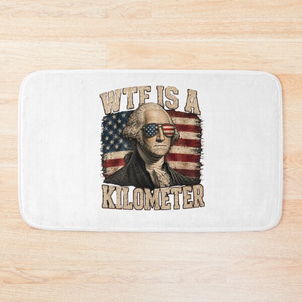 Item preview, 4th of July WTF is A Kilometer Funny designed and sold by PatternFly.