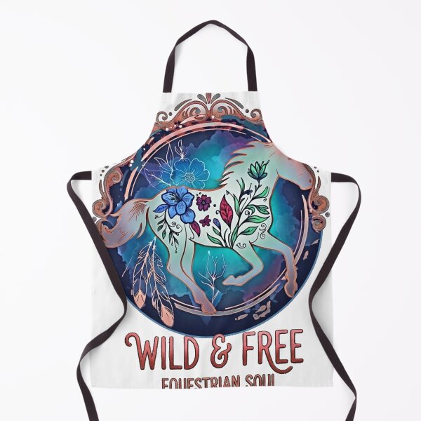 Item preview, Wild & Free Equestrian Soul Floral Horse designed and sold by Intelli-Punder.