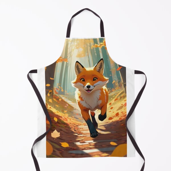 Item preview, Art - Red Fox in an Autumn Forest, Digital Illustration designed and sold by AnimeShin.