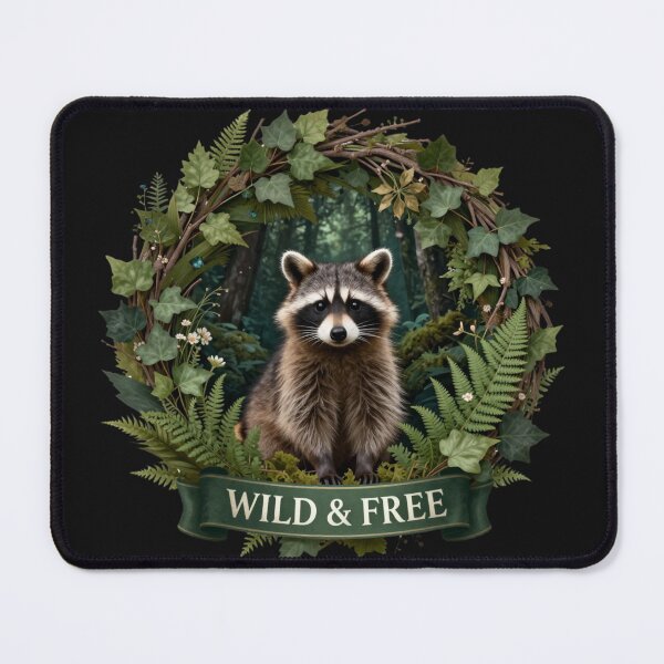 Item preview, Wild And Free Raccoon  designed and sold by GoGreenlove.