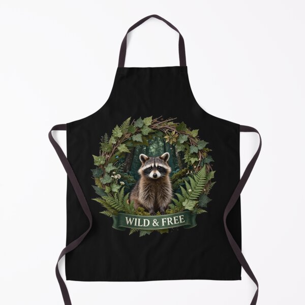 Item preview, Wild And Free Raccoon designed and sold by GoGreenlove.