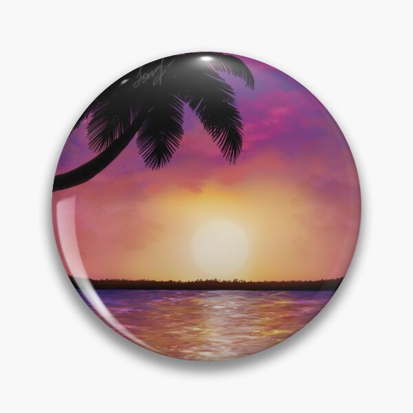 Item preview, Tropical sunset in pink tones designed and sold by SonoRiko.