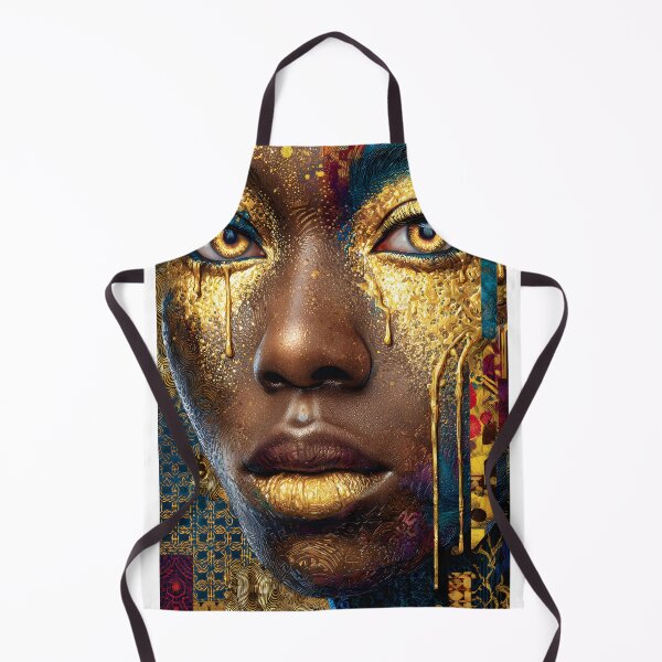 Item preview, Golden Tears , An Abstract Emotional Portrait designed and sold by Artessie.