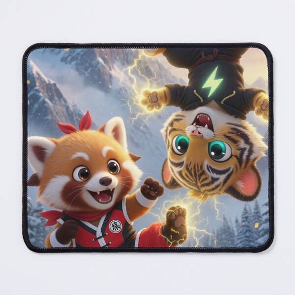 Item preview, Funny Red Panda Tiger Kung Fu Revenge Kids Gift Cute Animal Martial Arts NeoTigLuna designed and sold by NeoTigLuna.