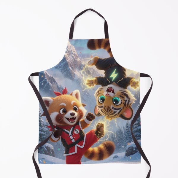 Item preview, Funny Red Panda Tiger Kung Fu Revenge Kids Gift Cute Animal Martial Arts NeoTigLuna designed and sold by NeoTigLuna.