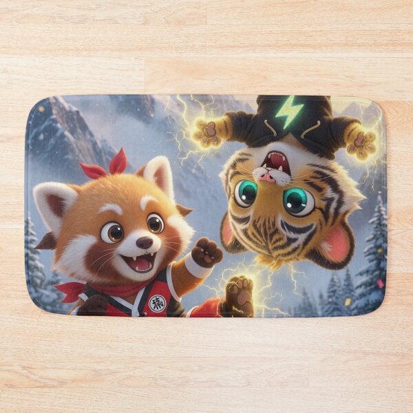 Item preview, Funny Red Panda Tiger Kung Fu Revenge Kids Gift Cute Animal Martial Arts NeoTigLuna designed and sold by NeoTigLuna.