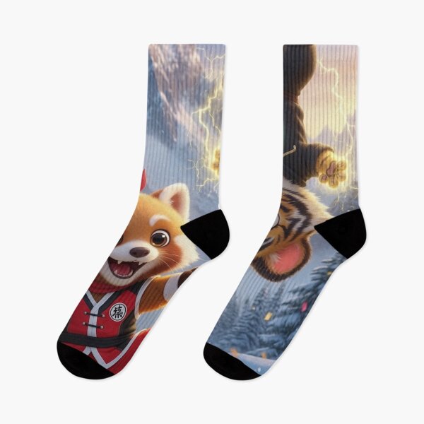 Item preview, Funny Red Panda Tiger Kung Fu Revenge Kids Gift Cute Animal Martial Arts NeoTigLuna designed and sold by NeoTigLuna.