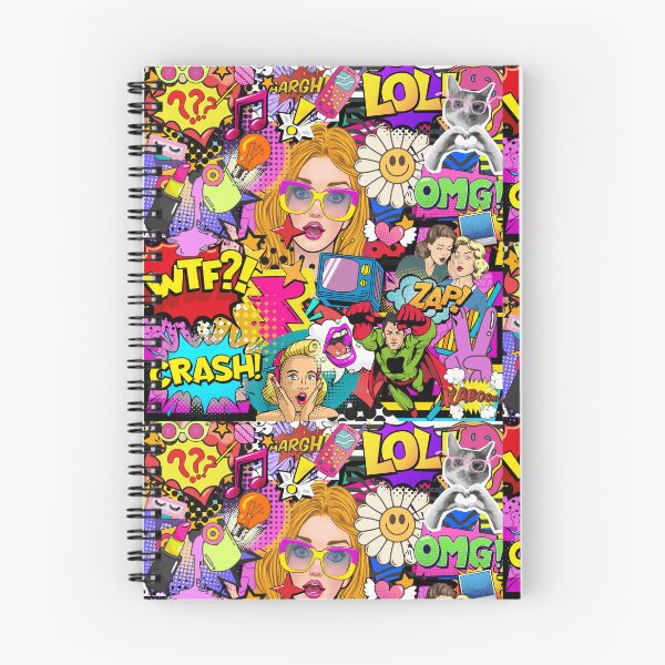 Item preview, Retro Pop Art Maximalist Collage  designed and sold by Side By Side Studio.