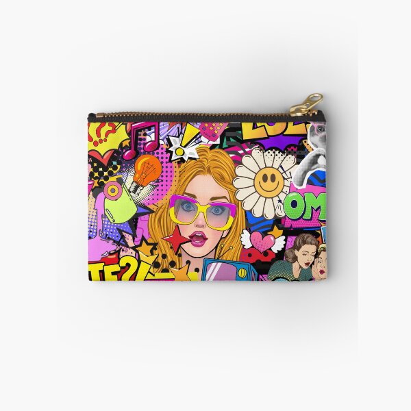 Item preview, Retro Pop Art Maximalist Collage  designed and sold by Side By Side Studio.