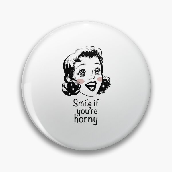 Item preview, Smile If You're Horny | Cheeky Funny Shirt designed and sold by FatCatStudios.