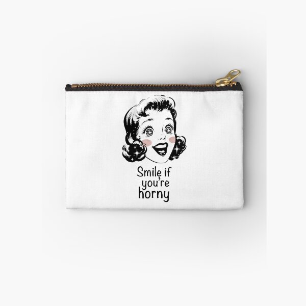 Item preview, Smile If You're Horny | Cheeky Funny Shirt designed and sold by FatCatStudios.