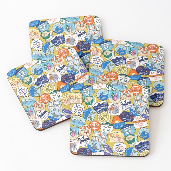 Item preview, Ventnor & Margate New Jersey Beach Tags designed and sold by Elizabeth Weglein.