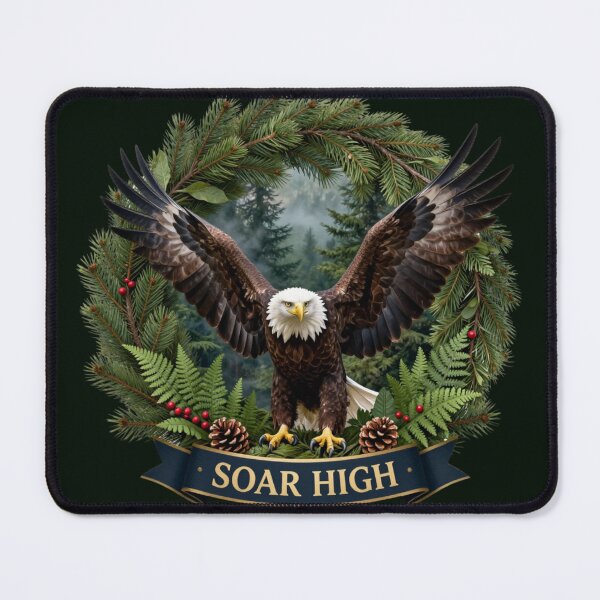 Item preview, Soar high, white-tailed eagle in nature designed and sold by GoGreenlove.