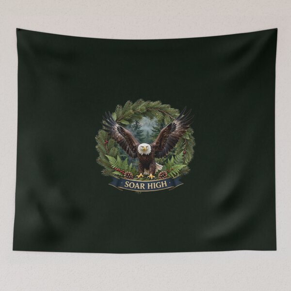 Item preview, Soar high, white-tailed eagle in nature designed and sold by GoGreenlove.
