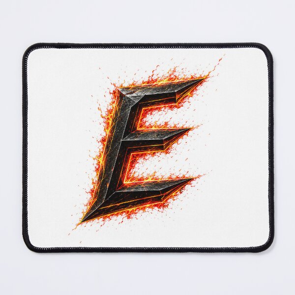 Item preview, InfernoEdge Forge Letter E designed and sold by BlissBlvdShop.