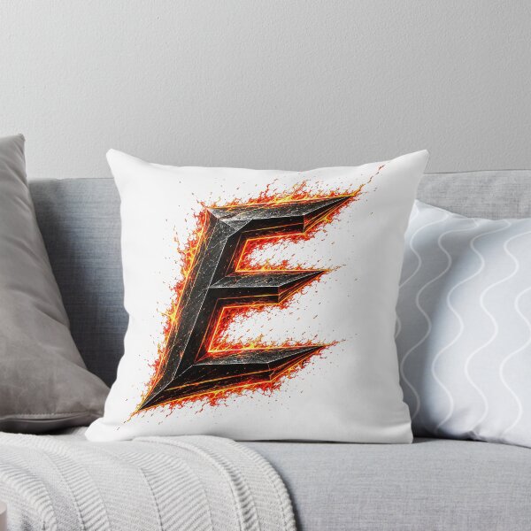 Item preview, InfernoEdge Forge Letter E designed and sold by BlissBlvdShop.