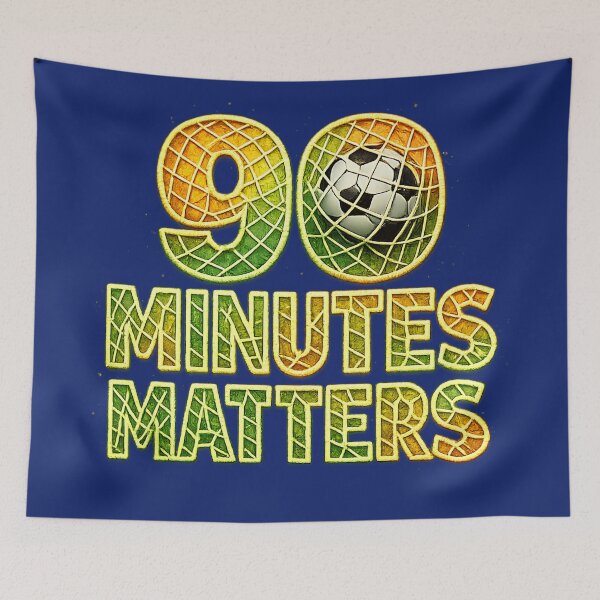 Item preview, 90 Minutes Matters Football Fan Design designed and sold by digitalbob60.