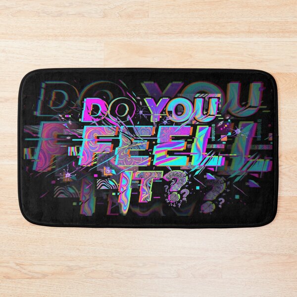 Item preview, Do You Feel It Trippy Psychedelic Glitch Art designed and sold by SPAZE-Typo.