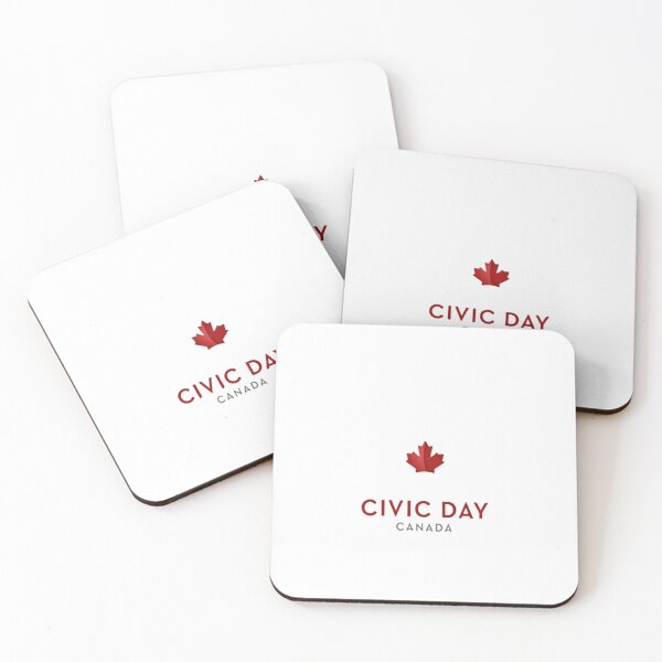 Item preview, Minimal Civic Day Canada Design | Clean Maple Leaf Modern Summer Holiday  designed and sold by InspiredCreatives.