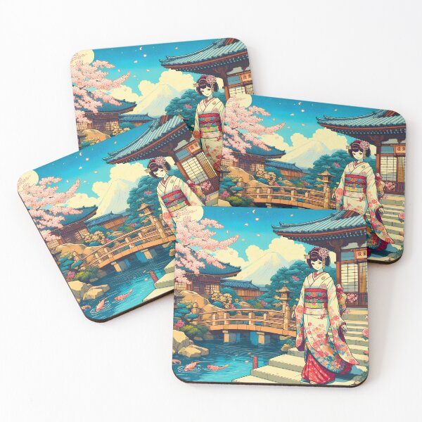 Item preview, Maiko in the Pavilion of Blossoms designed and sold by ZenGrooves.