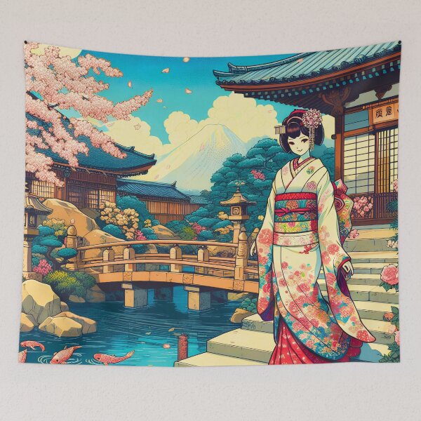 Item preview, Maiko in the Pavilion of Blossoms designed and sold by ZenGrooves.