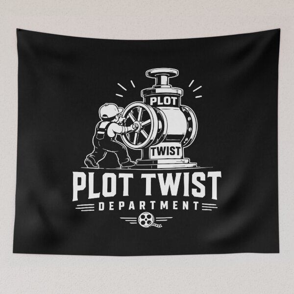 Item preview, Plot Twist Department Funny Filmmaker Humor designed and sold by CamaleonDesigns.